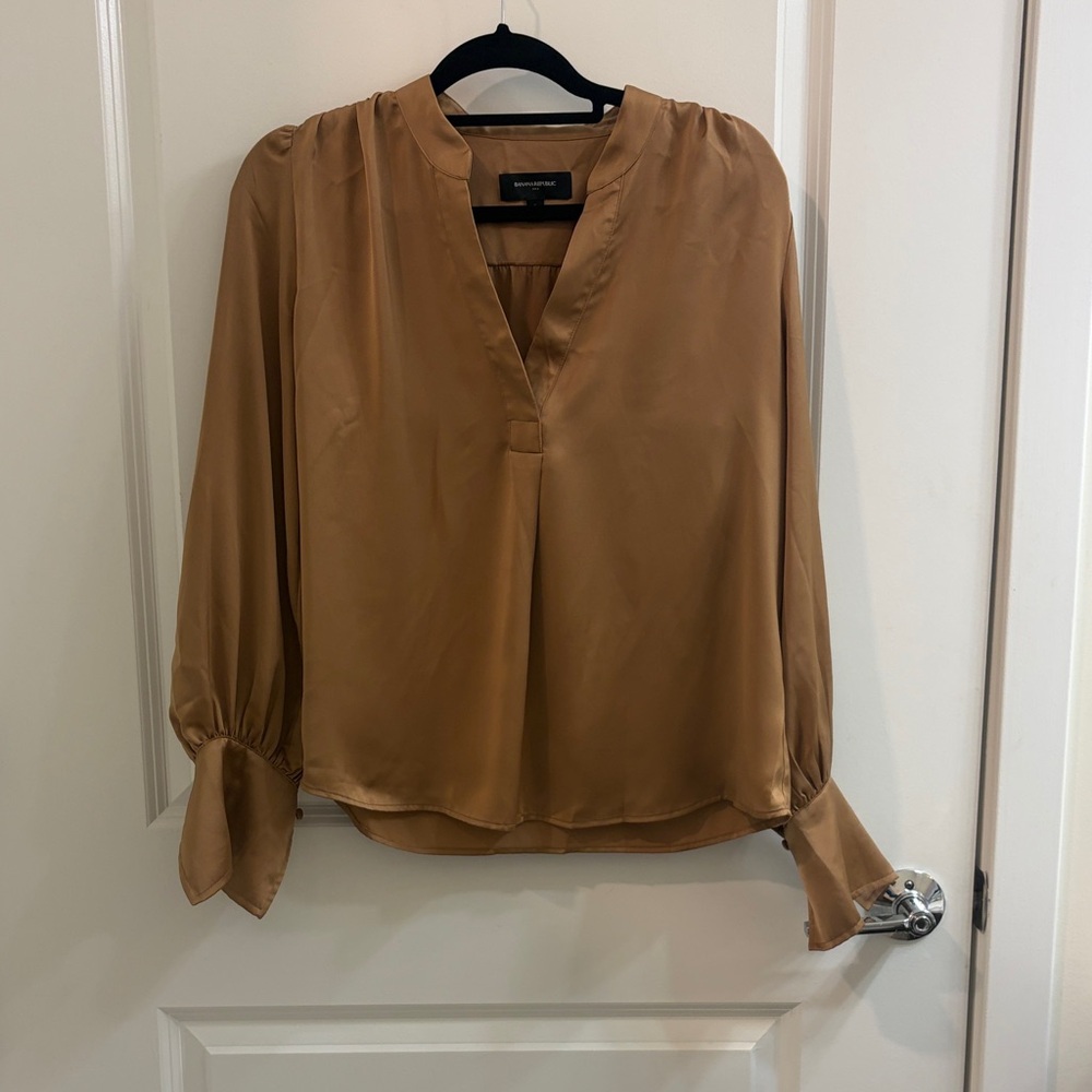 Banana Republic Tan Women's Blouse
